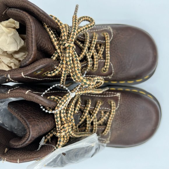 Dr. Martens Jessica 36/US 5‎ Dark brown supple leather NWOB Chunky vintage laced - Picture 2 of 14